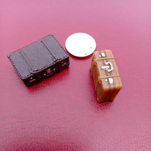 Dolls house miniature pair - house,