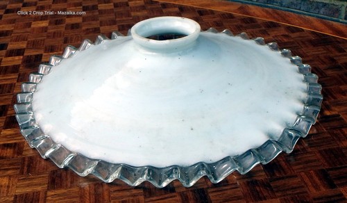 Victorian antique milk - , glass