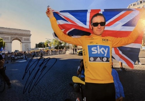 Sized photo signed by - sized,