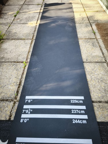 Darts mat rubber heavy - rubber, duty