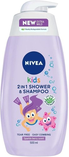 Nivea kids hair body shampoo - hair,