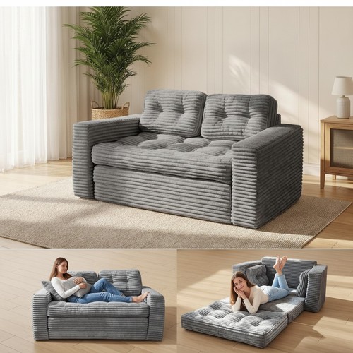 Convertible sofa bed - 2-in-1,