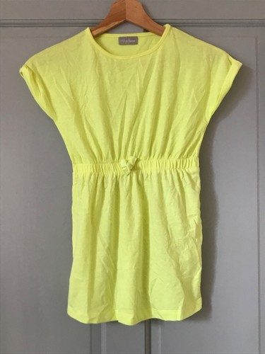 Girls summer yellow dress aged - summer,