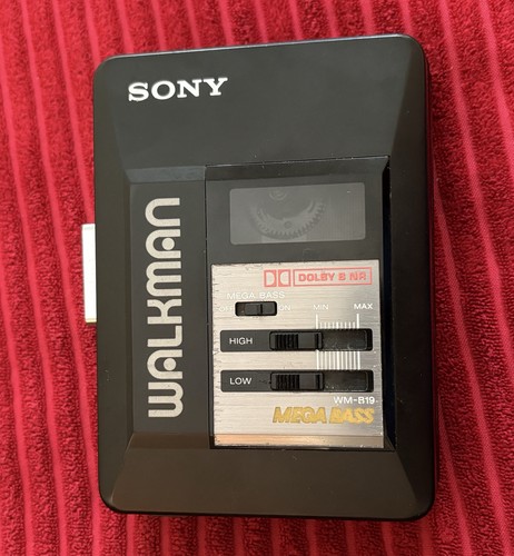 Sony walkman b19 cassette - sony, wm-b19