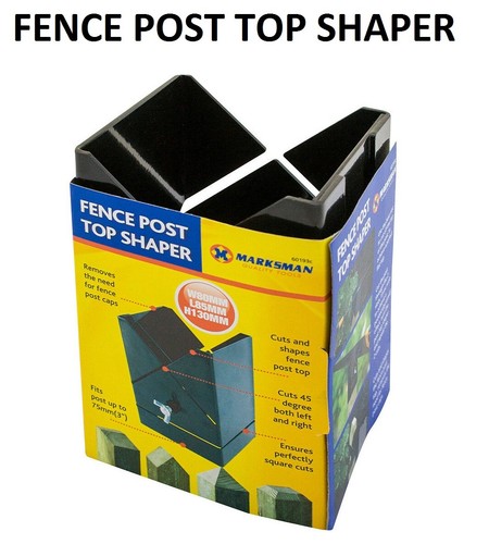 Fence wooden post top shaper - fence,