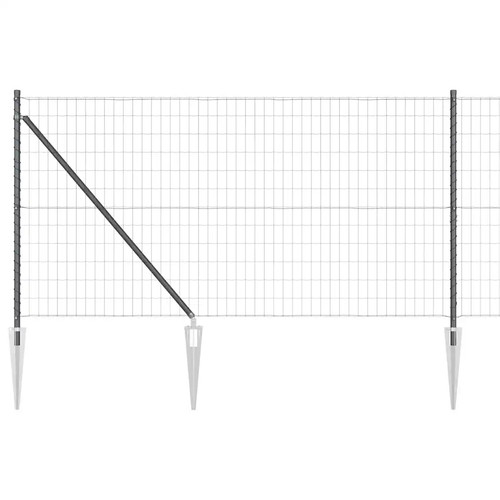 Euro fence with - with, base