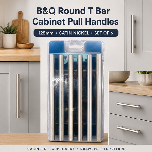 Round bar cabinet pull - bar,