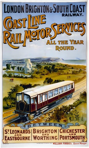 Lbscr brighton area poster - brighton,