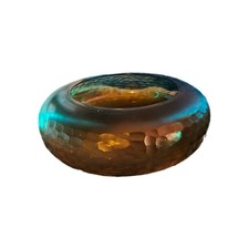 Large round art vase - , shaped