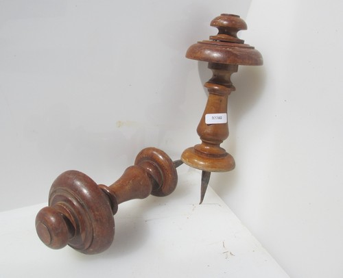 Victorian wooden finials tie - victorian,