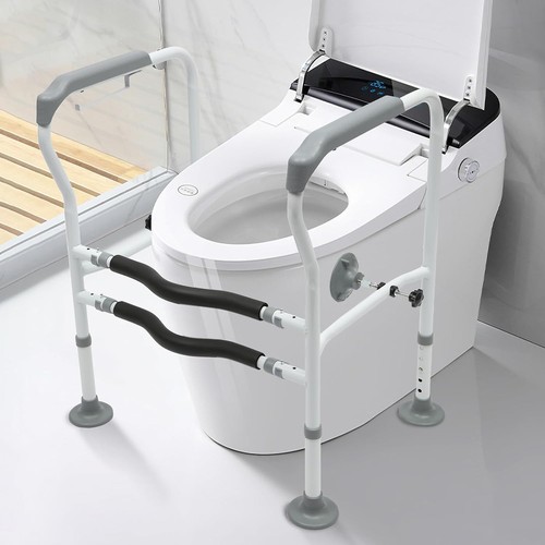 Toilet safety frame for - toilet,