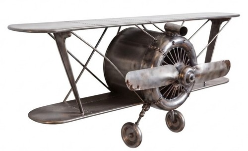 Large metal aeroplane wall - aeroplane,