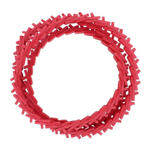 Polyurethane link twist belt - v,
