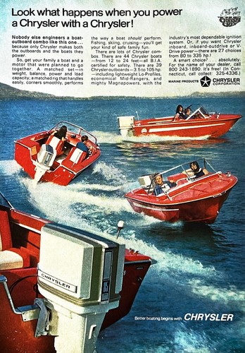 1969 chrysler boating - 1969, genuine