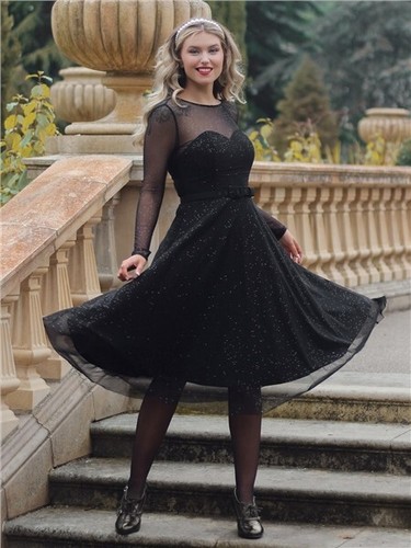 Sparkly black dress 6 - sparkly, /