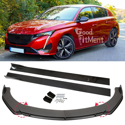Carbon look front bumper - look,