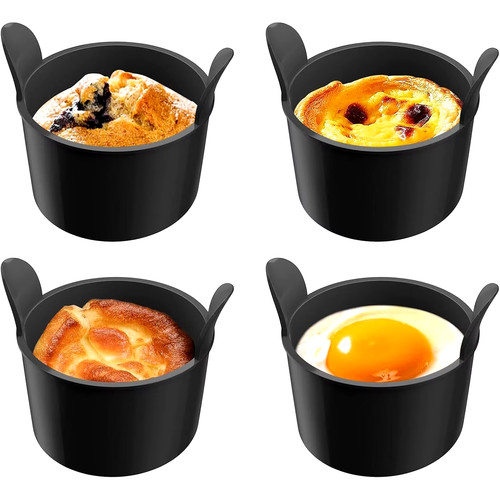 Silicone egg poacher ramekins - egg,