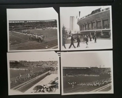 Lot antique photos - lot, stadium