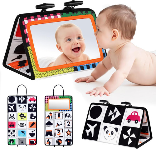 Tummy time mirror - time, baby