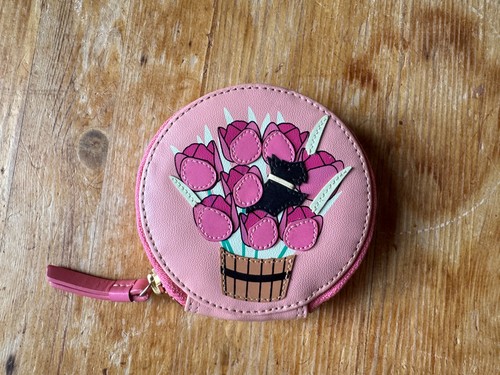 Radley pink leather purse zip - purse,