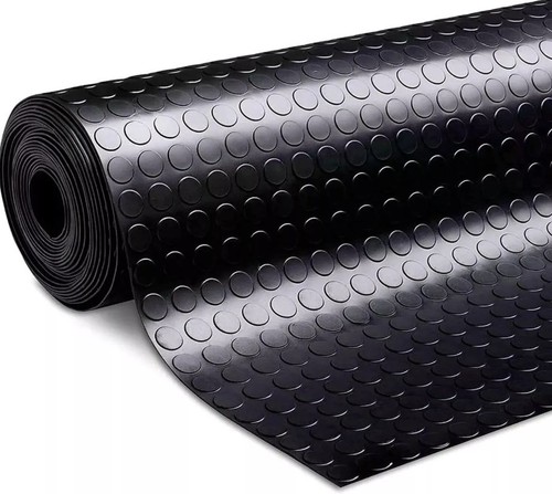 Heavy duty rubber flooring mat - rubber,