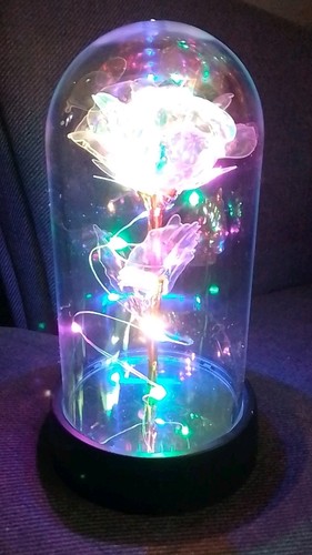 White purple pink led - white,