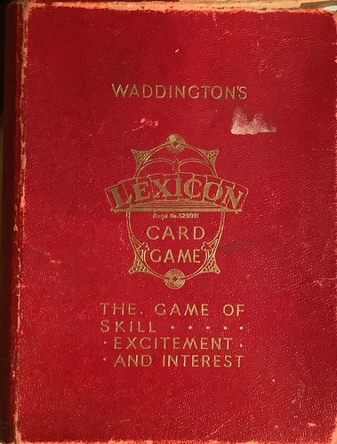 Waddington lexicon card - waddington’s,