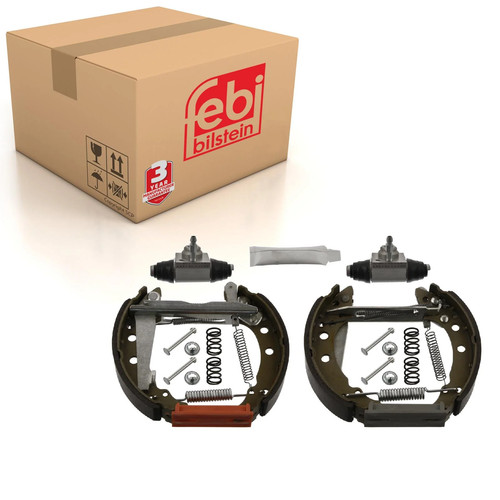 Rear brake shoe set - shoe,