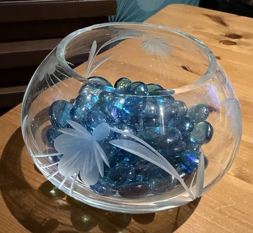 Caithness glass flower design - flower,