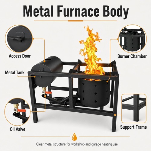 Farm waste oil - waste, burner