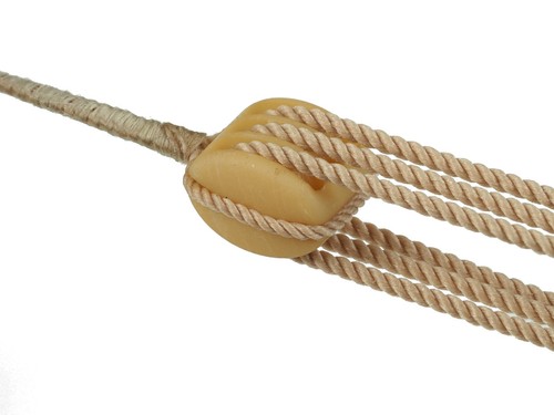Rigging blocks faux boxwood - -,
