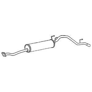 Tail pipe with - back, box