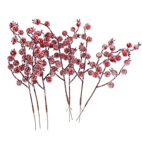 15pcs artificial red berries - 15pcs,