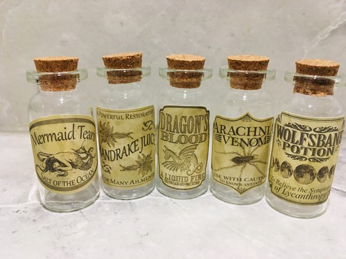 Empty potion bottles - empty,