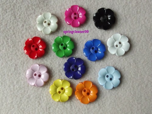Flower shaped buttons - flower, ~