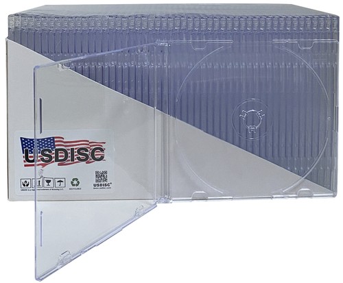 Usdisc jewel cases slimline - cd,