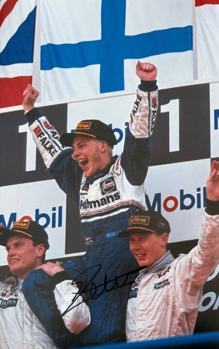Jacques villeneuve hand - hand, signed
