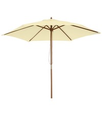 Wooden garden parasol - garden,