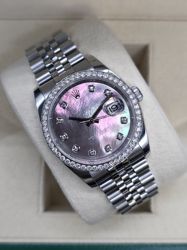 Rolex datejust mother of - rolex,