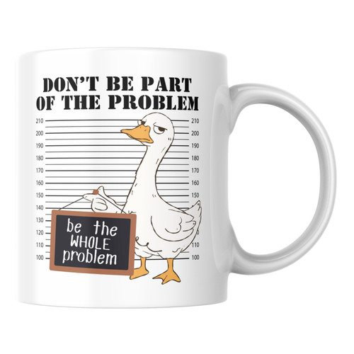Goose mug funny - funny, cup