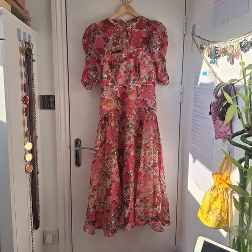 Ted baker pink floral chiffon - ted,