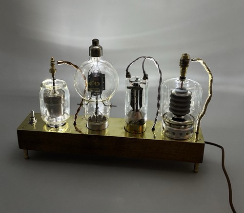 Steampunk art deco table lamp - steampunk,