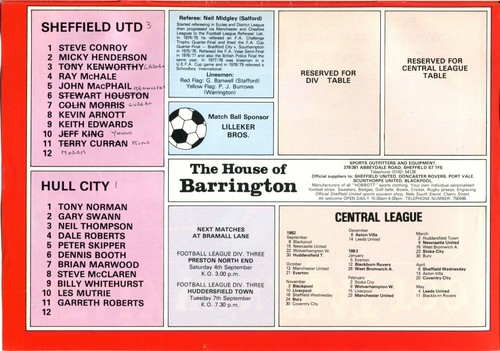 Sheffield united hull city - sheffield,