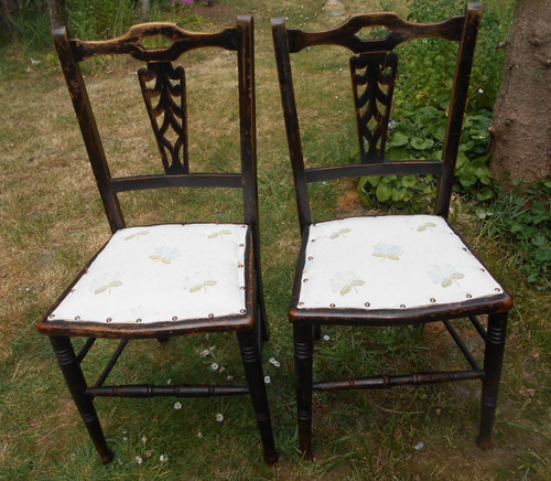 Pair edwardian occasional - of,