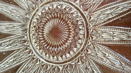 Antique glass centre piece - antique,
