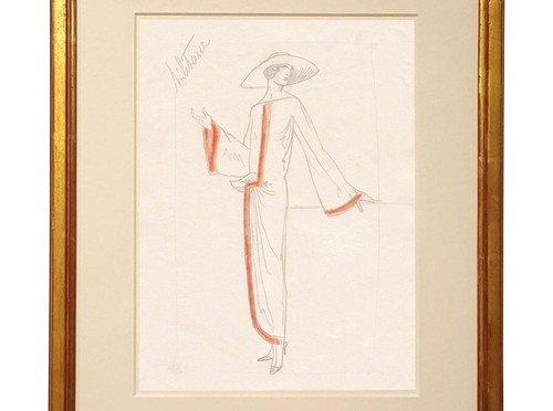 Paul poiret fashion drawing - paul,