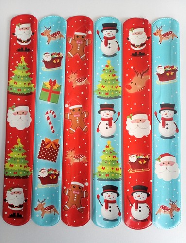 Christmas snap bracelet slap - snap,