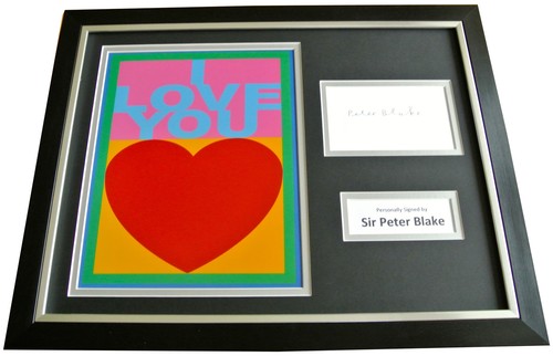 Sir peter blake signed framed - peter,