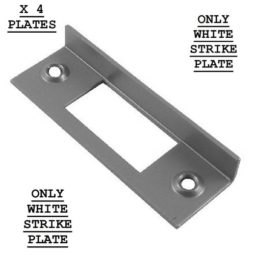 Reversed angled strike plate - reversed,