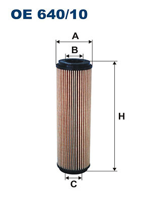 Oil filter filtron 640 - oil, 640/10